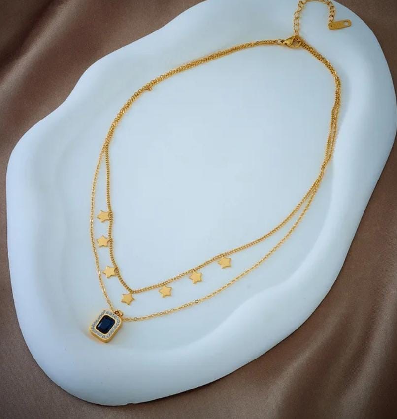 Celestia Star Layered Necklace