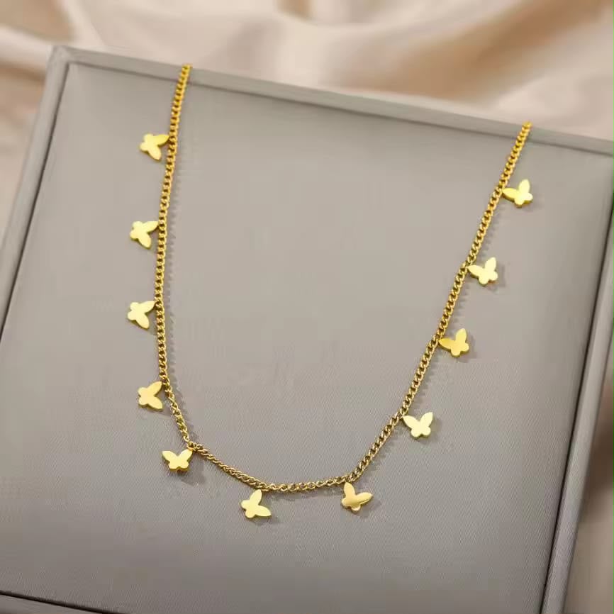 Butterfly Station Necklace