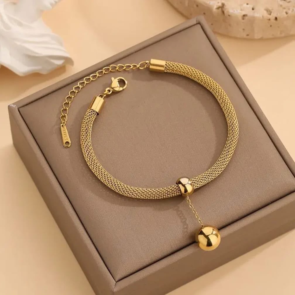 Ball drop mash bracelet