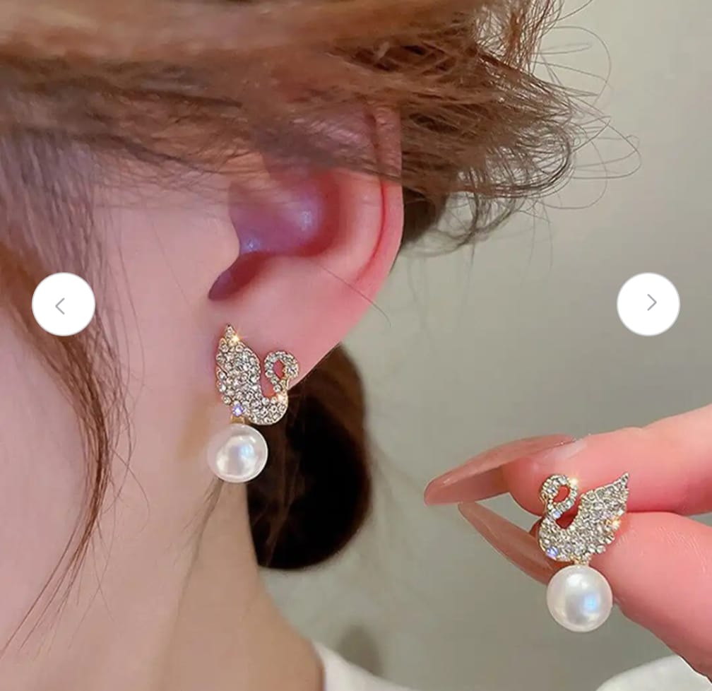 Swan Earings