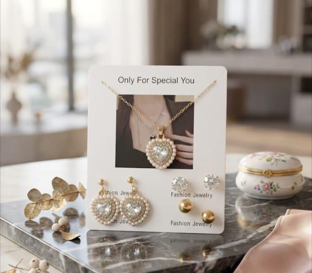 Pearl Heart Set