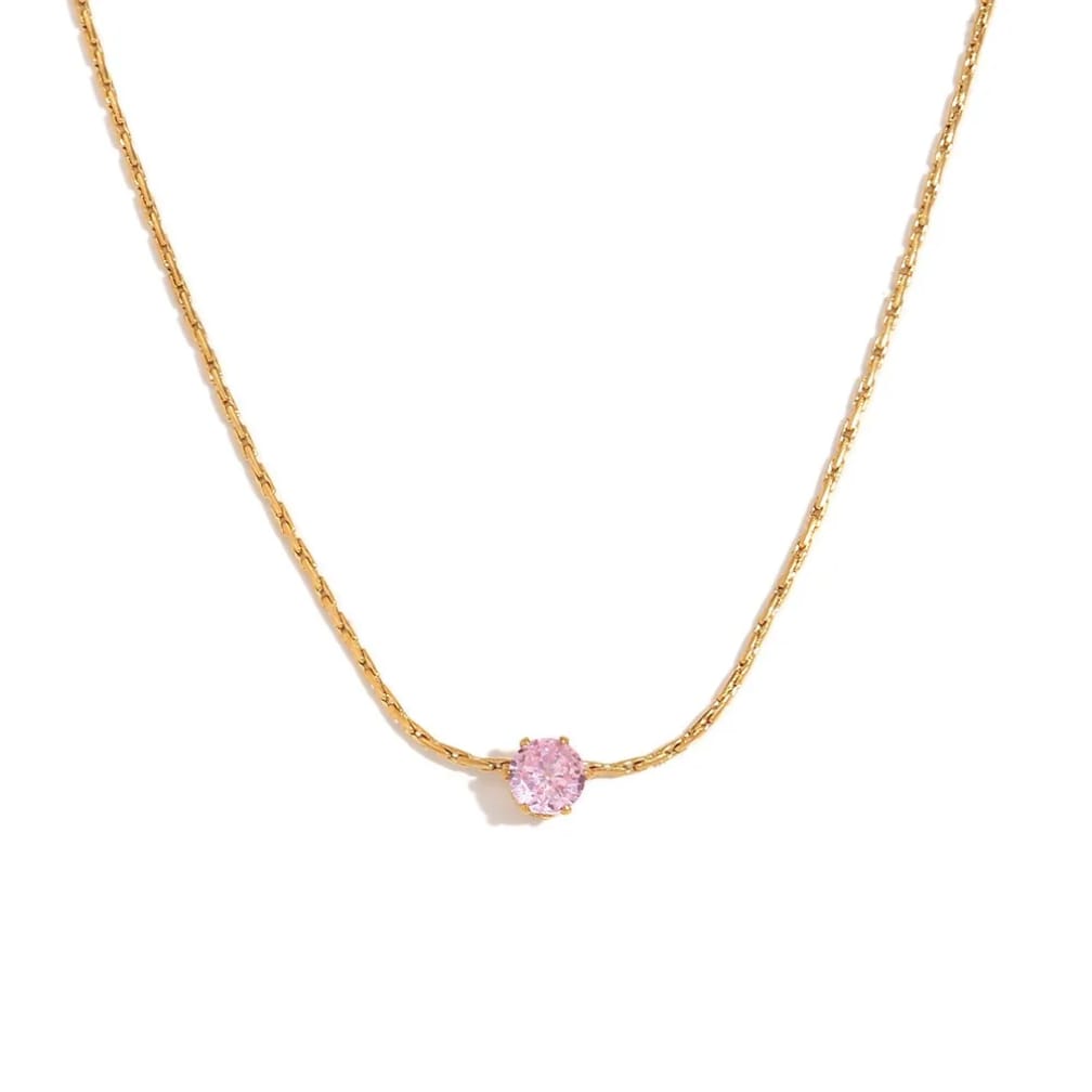 Floating Gem Necklace