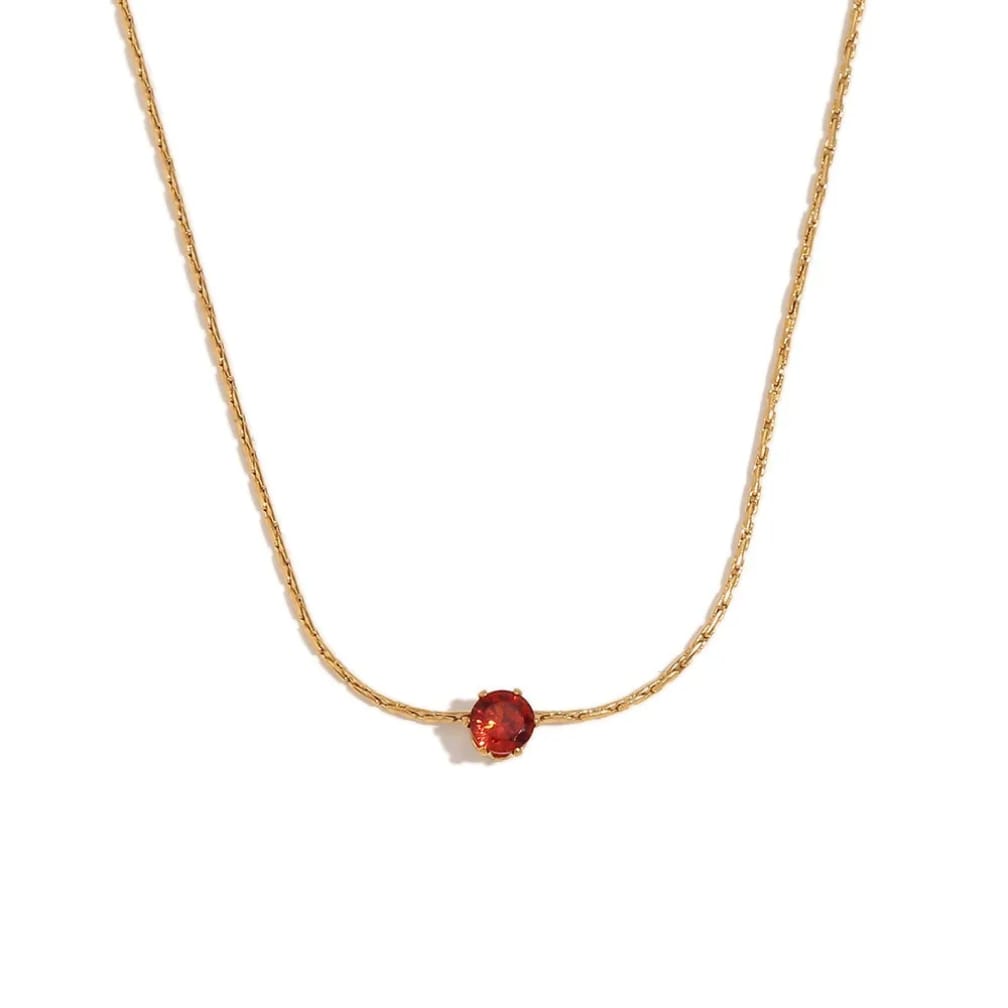 Floating Gem Necklace